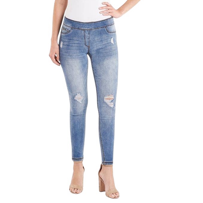 Coco + Carmen Nwt Omg Skinny Distressed Jeans Light Denim